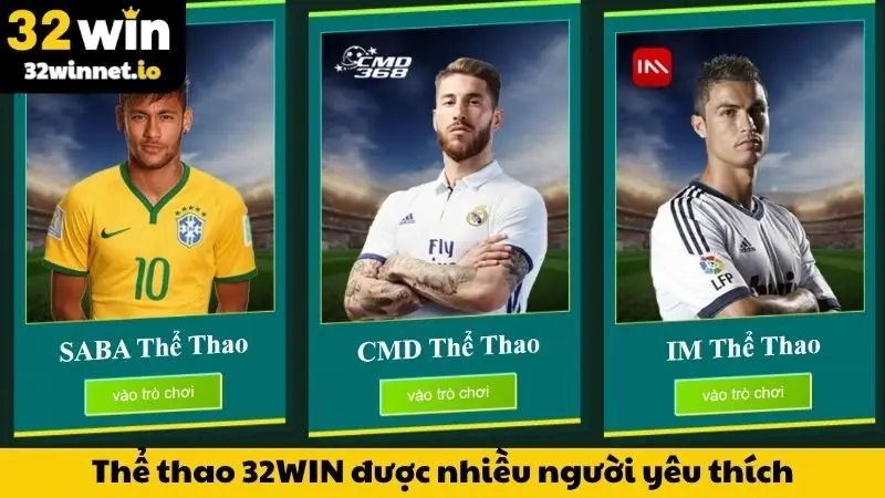 Vì sao cược thể thao 32WIN được nhiều người yêu thích
